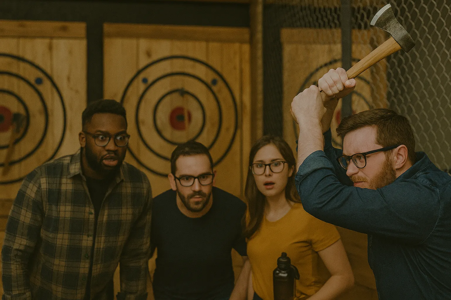 TEAM BUILDING - Axe throwing event